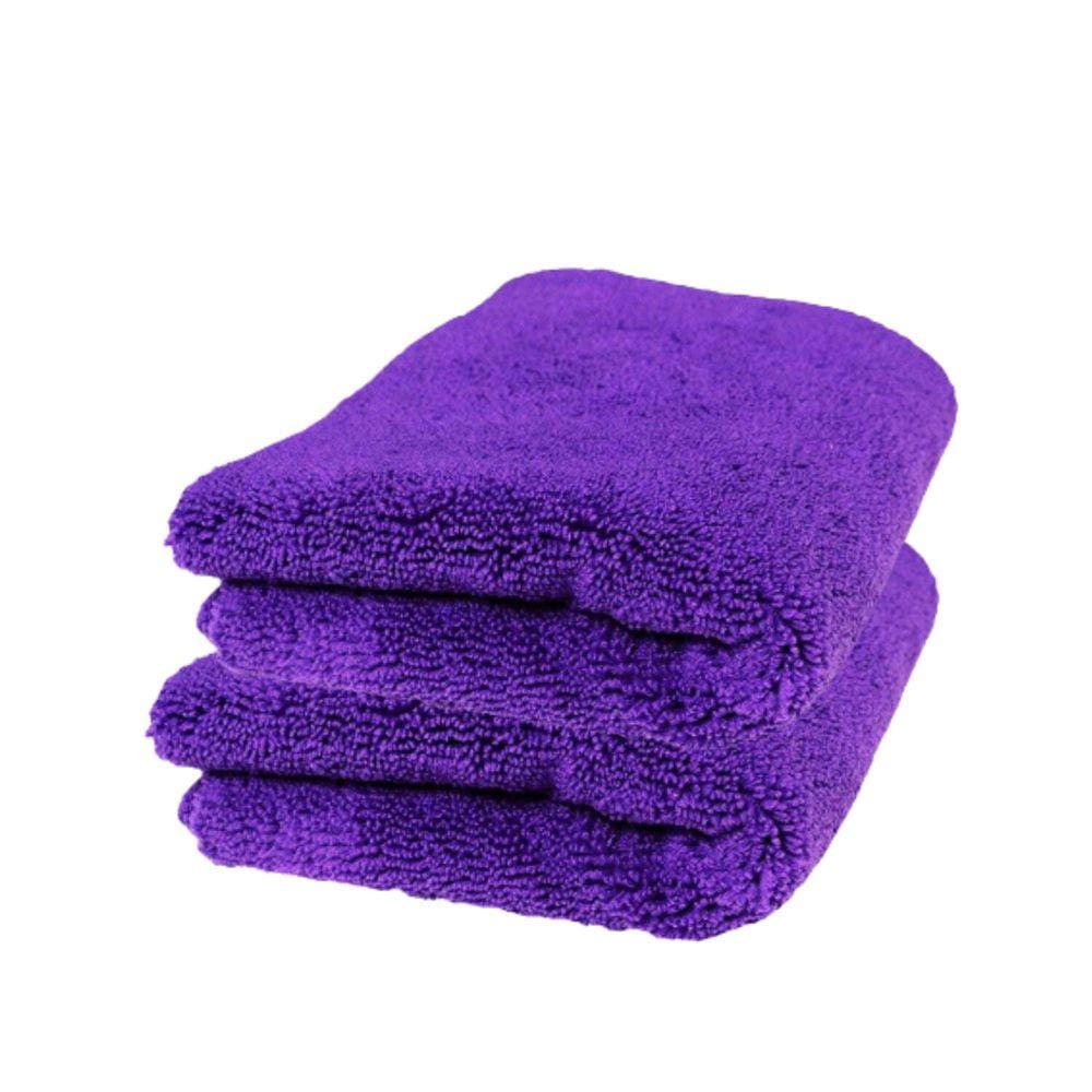 Kit 2 Panos de Microfibra 28x28cm Corte a Laser Roxo 350gr/m² Zacs