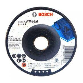 Disco Desbastador 04.1/2""X3/16"" G-024 Ret Metal Bosch