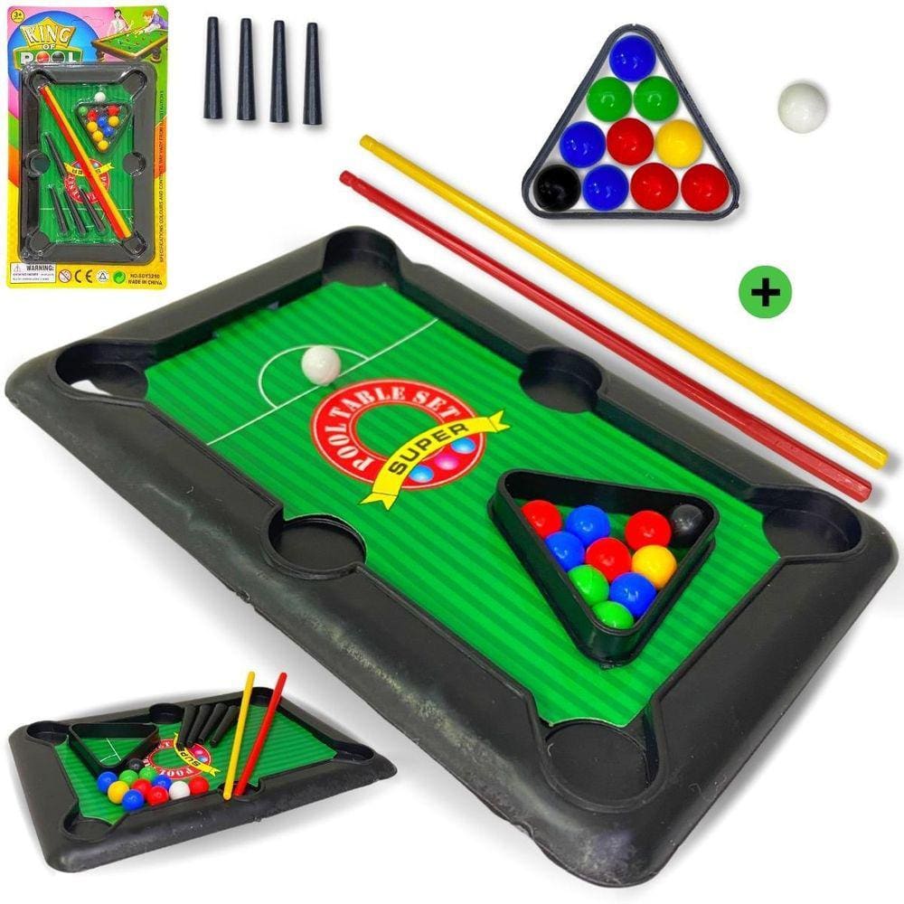 Mesa De Bilhar Snooker Infantil Sinuca Menina ou Menino - Braskit - Sinuca  / Bilhar Infantil - Magazine Luiza