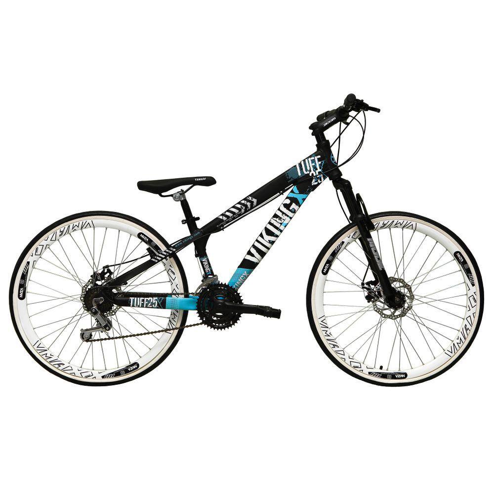 BICICLETA ARO 26 GIOS 4TRIX - AZUL BEBÊ E AZUL C/ AMORTECEDOR - Portal  Wheeling