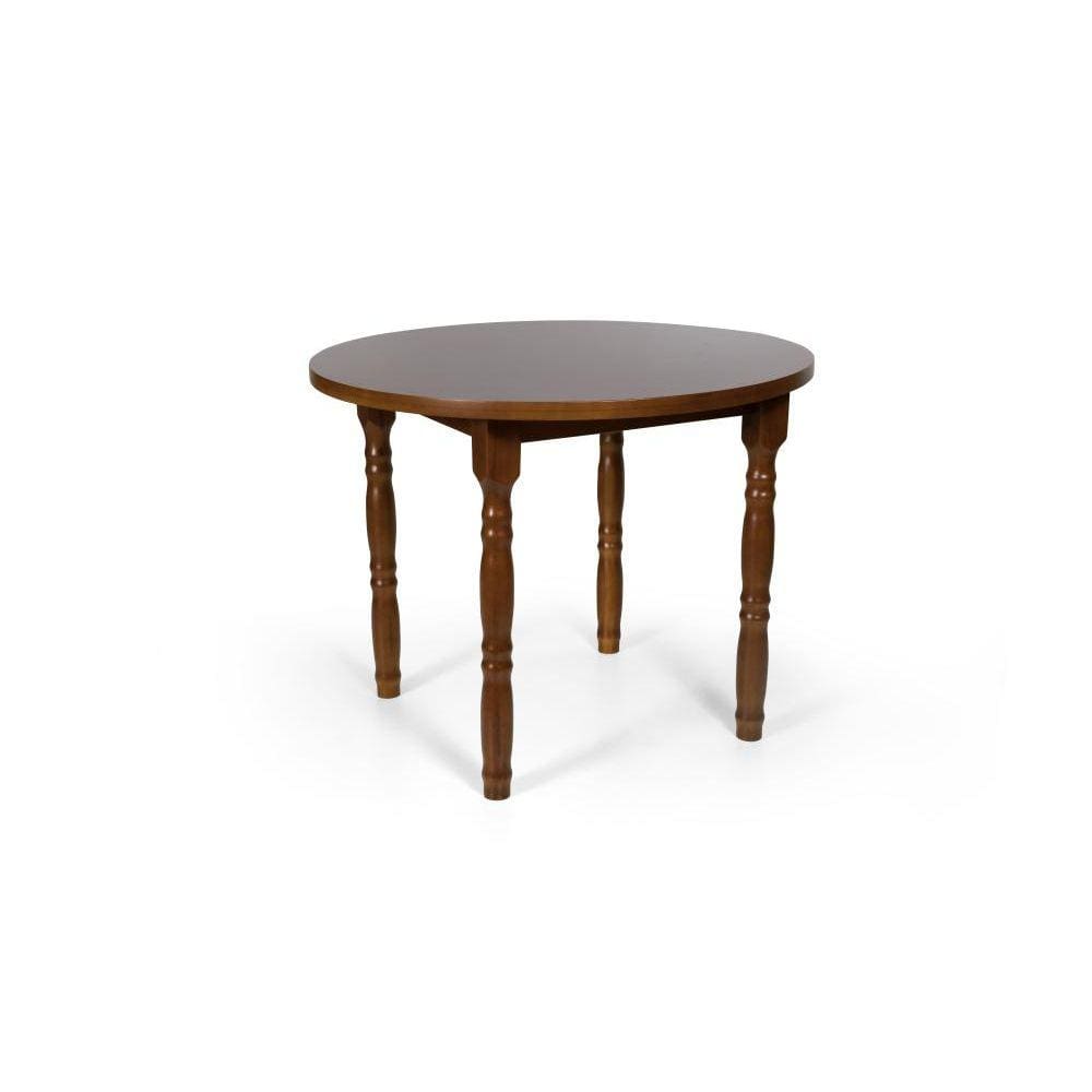 Mesa Dalas Redonda Tampo MDF 30mm Imbuia