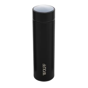 Garrafa Térmica Wolff de Aço Inox Preta 500ml