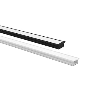 Perfil de Embutir Taschibra Para Fita de Led Vertex 24 Branco Com 1,5 Metros