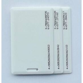 Cartão pvc Cracha Smart Card 13,56Mhz 1K Clamshell 100 un