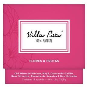 Chá Misto Flores E Frutas Villa Piva 15 Sachês