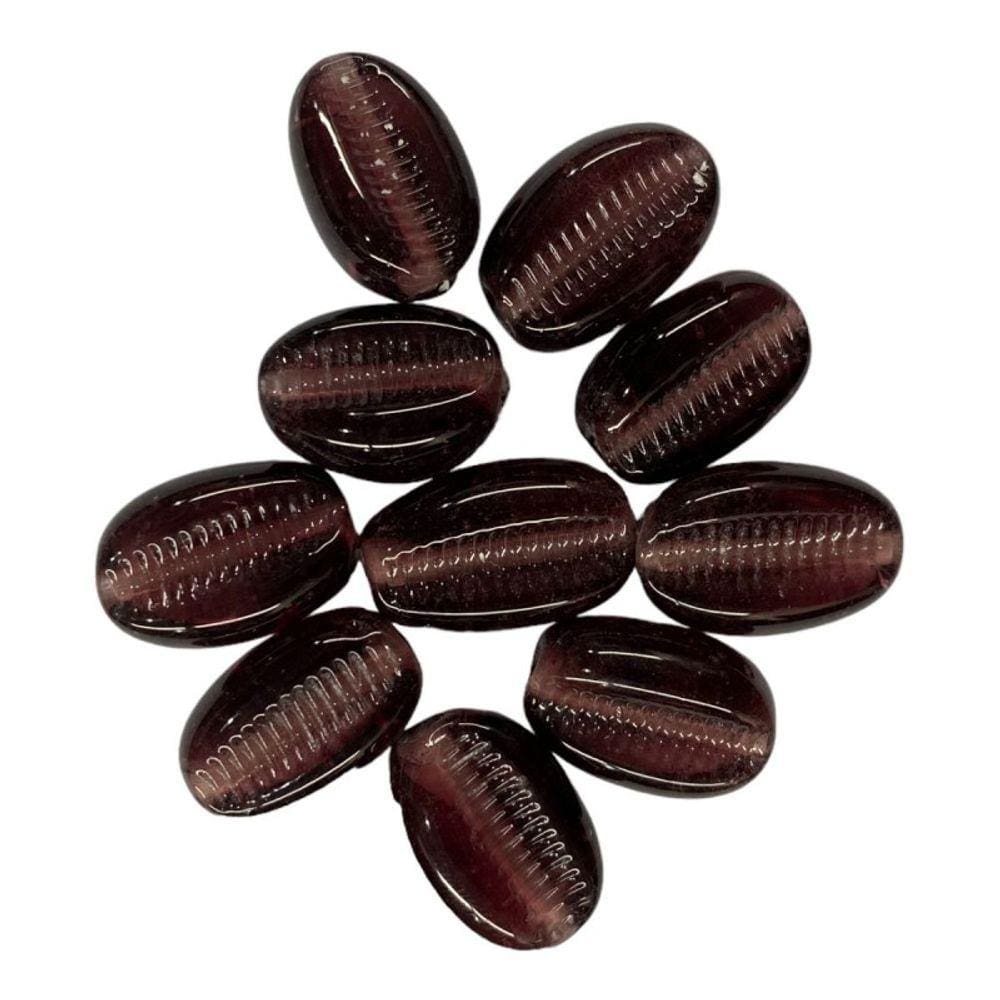 Kit c/ 10 Firmas de Búzios 22 mm Lilás Murano Guias