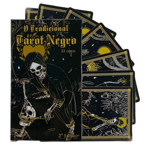 O Tradicional Taro Negro 22 Cartas Plastificado Manual 2ª ed