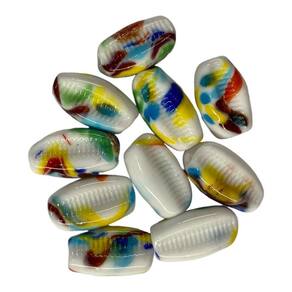 Kit c/ 10 Firmas de Búzios 22 mm Sete Linhas Murano Guias