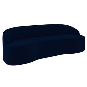 Sofá 5 Lugares para Sala de Estar Living 280cm Theo D06 Veludo Royal - Mpozenato
