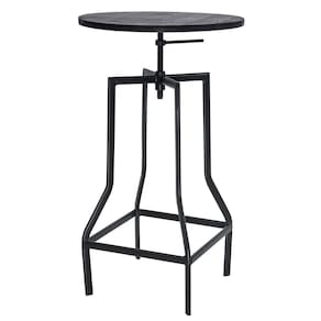 Mesa alta bistro bar industrial tampo madeira loft Turner
