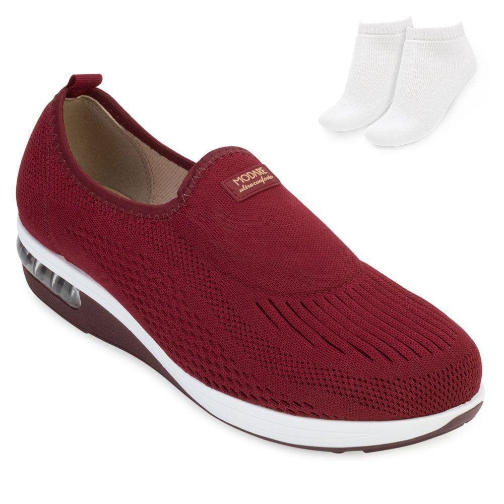 Tênis Slip On Modare e Meia MD21-73202
