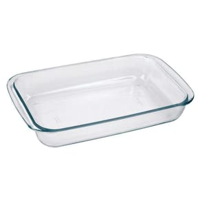 Assadeira retangular 1,6 litros suporta até 300º Marinex