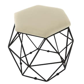 Puff Aramado Preto Suede Escolha sua cor - W&D Decor
