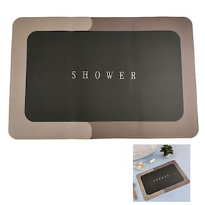 Tapete Absorvente Banheiro Cozinha Antiderrapante Confortavel Emborrachado Macio Seguro Resistente Aderente