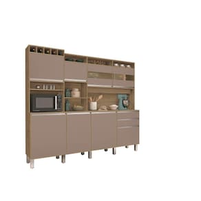 Kit Cozinha Smart 8 Portas Freijó/Connect – Vitamov