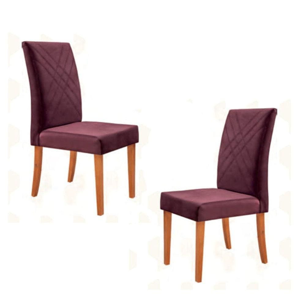 Cadeiras para Mesa de Jantar Estofada - Paris - Art Salas