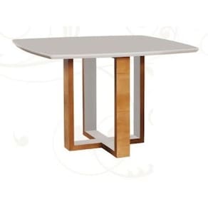 Mesa de Jantar Moderna Laqueada - Atlas-1,6x0,8m - Art Salas