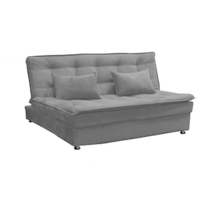 Sofá Cama Reclinável 2 Lugares Penélope - Veludo