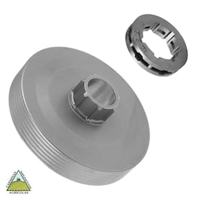 Coroa 3/8 + Tambor Embreagem - Motosserra Vulcan Vsl550