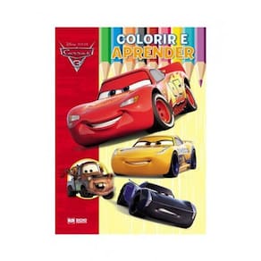 Colorir E Aprender Personagens Disney - Carros 3
