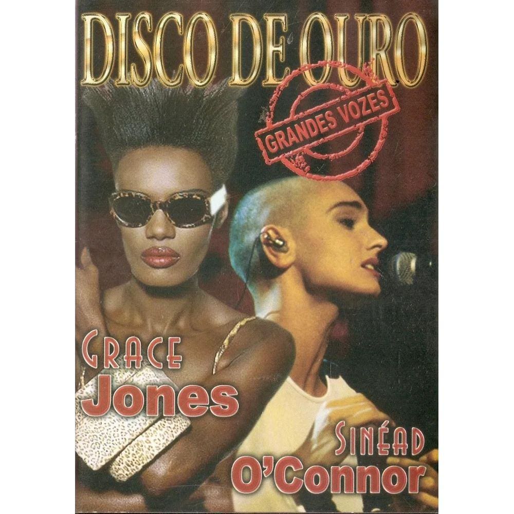 DVD Disco De Ouro Grace Jones E Sinéad O` Connon