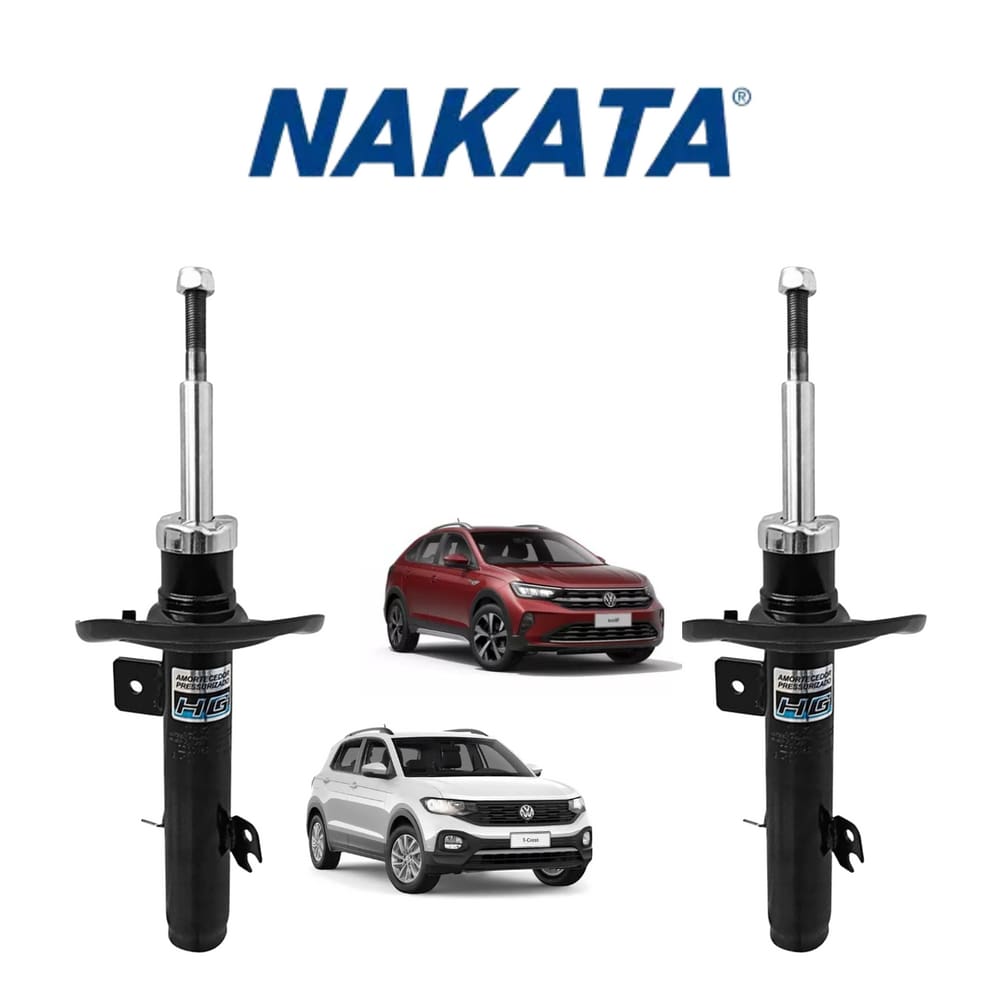 Par Amortecedor Direito/Esquerdo Nakata Volkswagen Nivus 2020 A 2023 Dianteiro