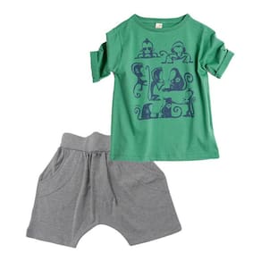 Short e Camiseta Algodão Infantil - 6 Anos - 2 Peças