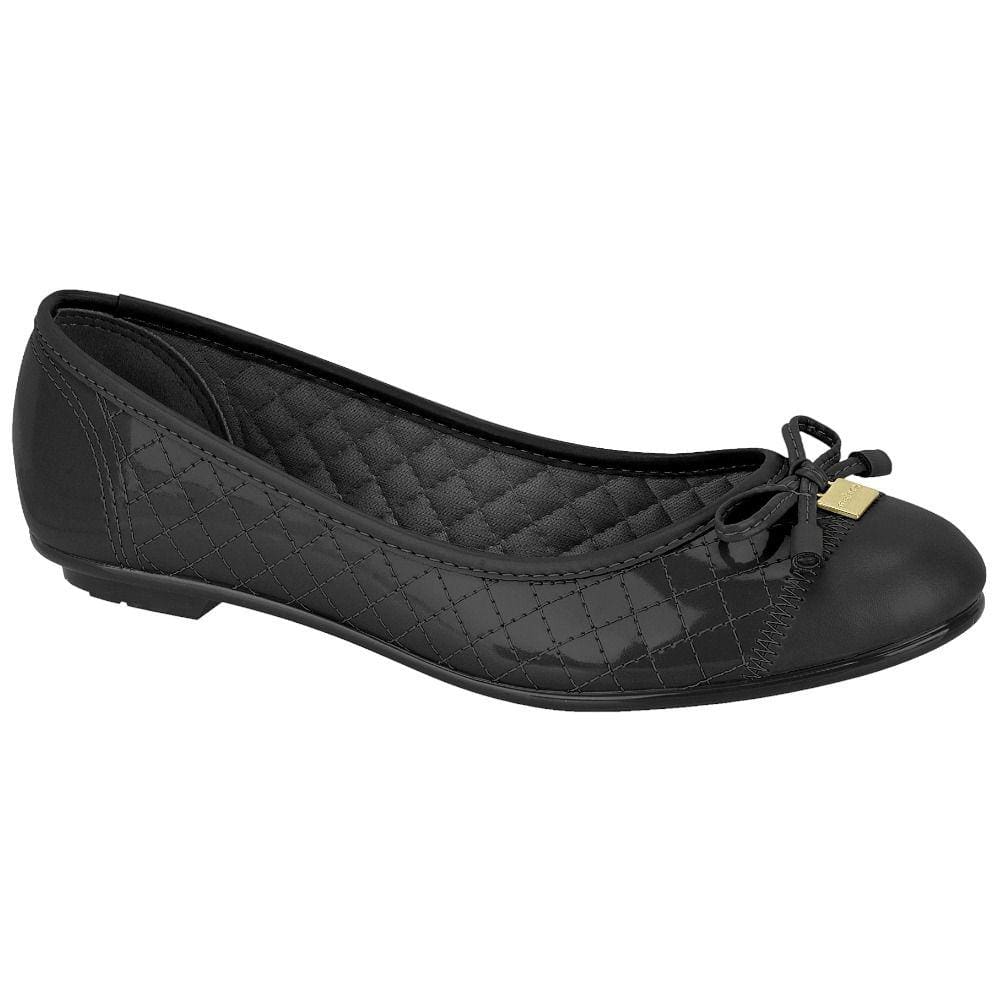 Sapatilha Moleca 5027.1407 Feminina - Preta