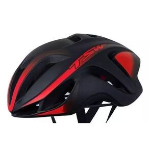 Capacete TSW Team - Preto/Vermelho M (54-57)