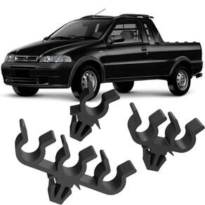 Kit Grampos Presilhas Suporte Organizador Para Cabo De Velas Linha GM E Fiat