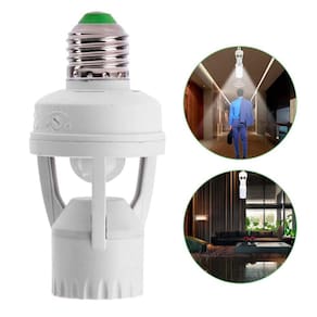Soquete Sensor De Presença Lâmpada Bocal E27 Movimento 360º
