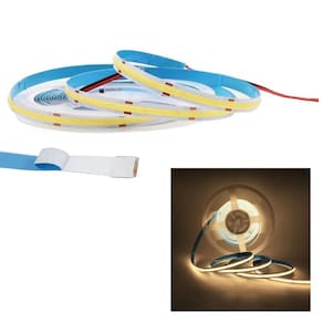 Fita de Led 12v COB 2700K Rolo 50 metros 10w Decoraçao Quarto Sala Ambiente Sanca Gesso
