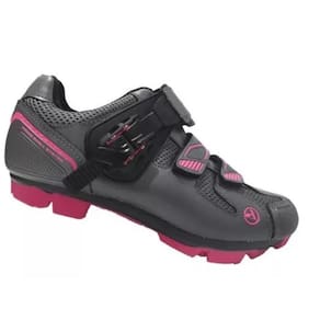 Sapatilha MTB Feminina Absolute Luna - CinzaPreto/Rosa