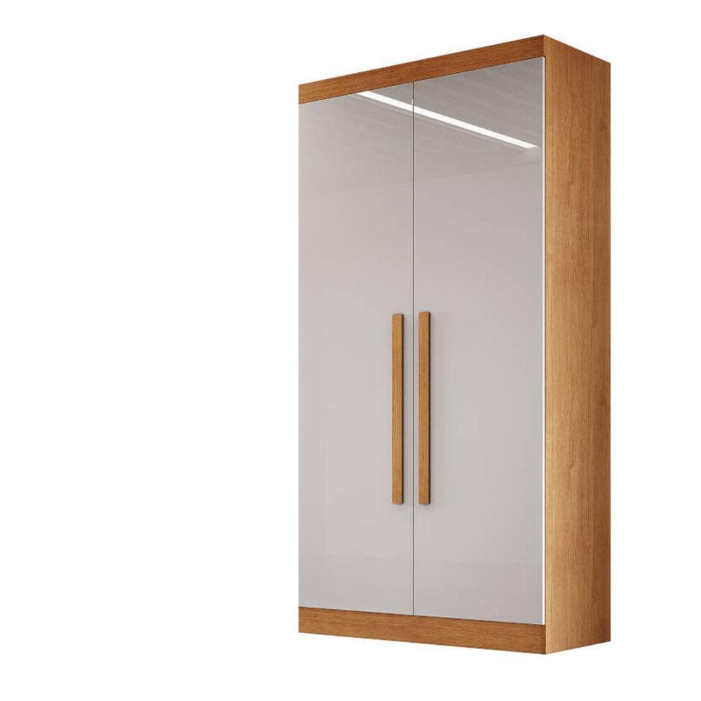 Modulado MDF 2 Portas puxar 91cm 3 gavetas - Creative-Nature/Off - Bianchi Móveis