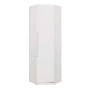 Modulado Canto MDF 2 prateleiras, cabideiro - Canto Creative-Branco - Bianchi Móveis