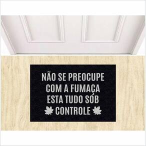Tapete Divertido Não Se Preocupe Com A Fumaça