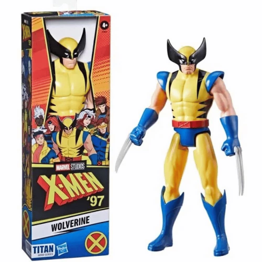 Boneco Wolverine 30cm Titan Hero XMEN `97 Hasbro F7972