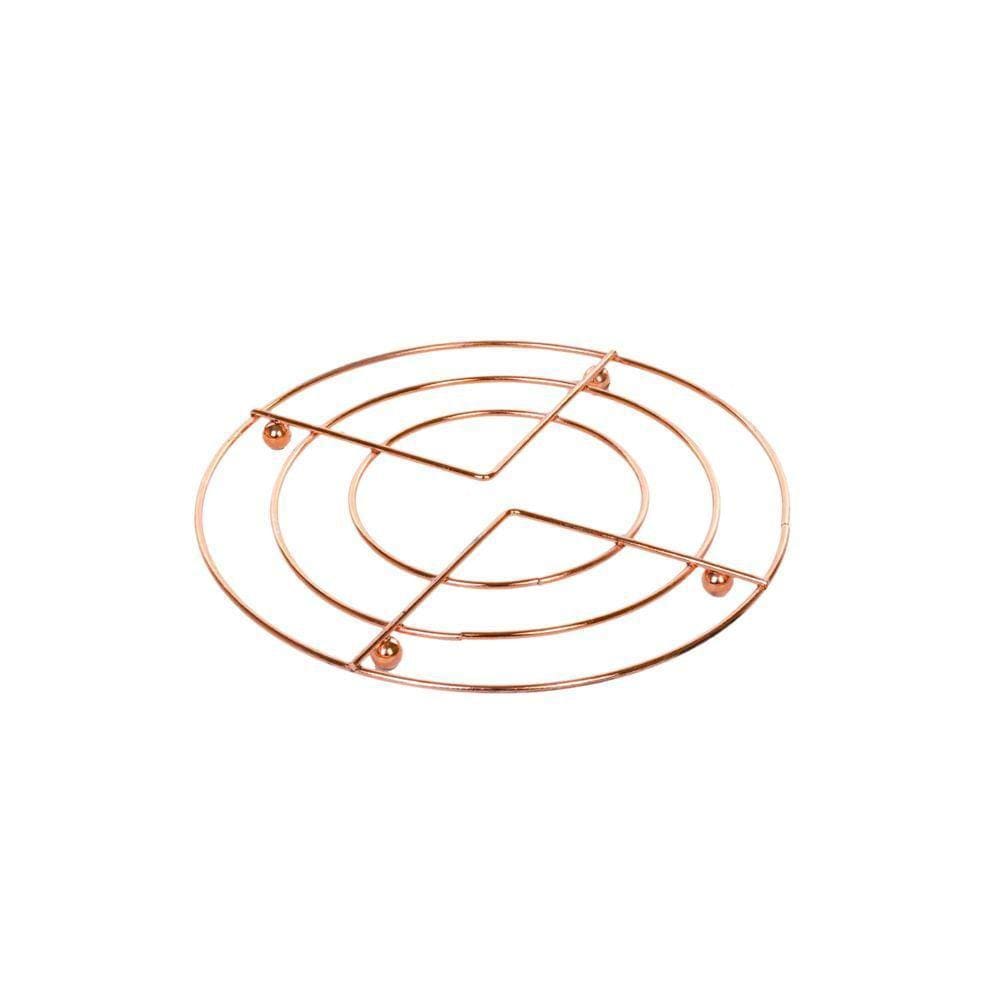 Descanso de Panela Inox 20cm Rose Gold - Quanhe