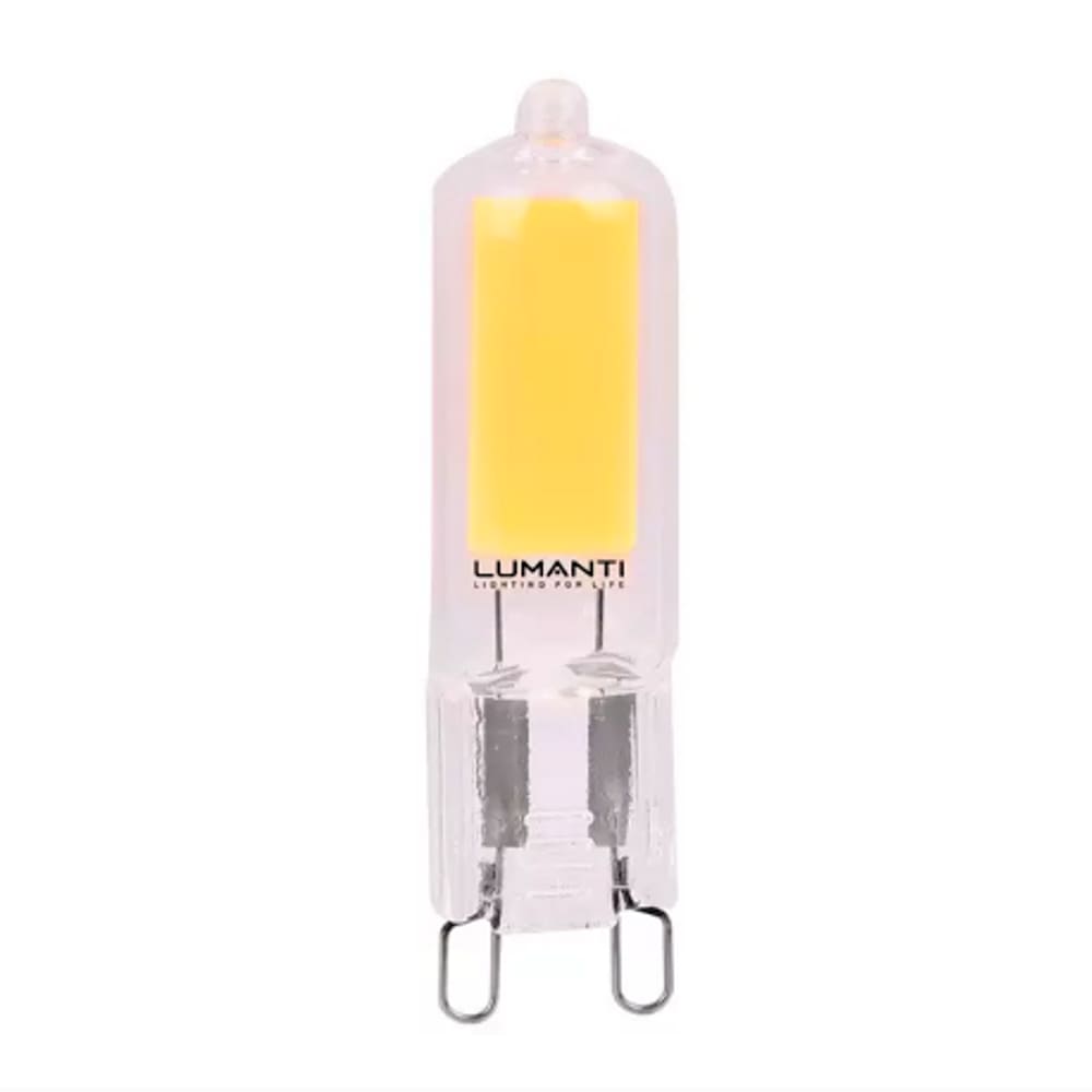 Lâmpada Led G9 3W 2400K 220V Vidro Branco Quente - Lumanti