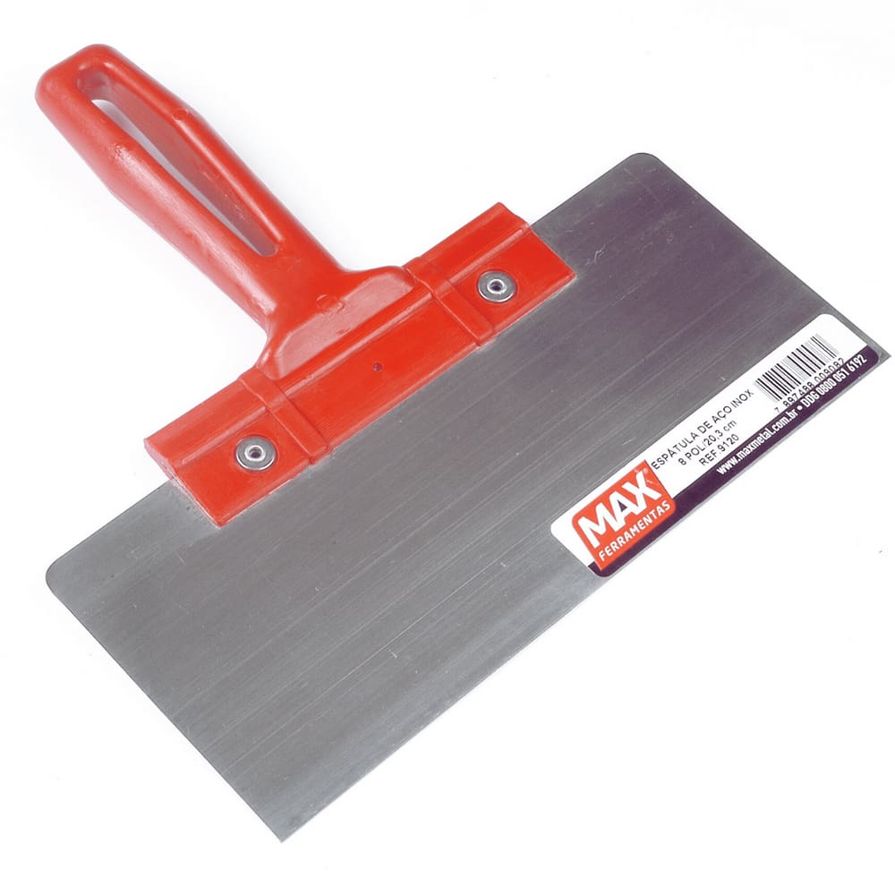 Espátula Aço Inox 30cm Com Cabo – Max Ferramentas