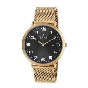 Relógio Oslo Masculino Ref: Omgsss9u0009 P2kx Slim Mesh Dourado