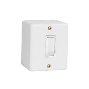 Interruptor 1 Tecla Simples Box 10A 250V – Ilumi