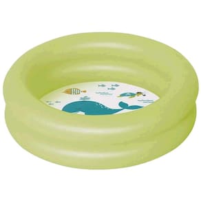 Piscina Infantil Banheira Inflável 28 Litros Verde Mor 1780