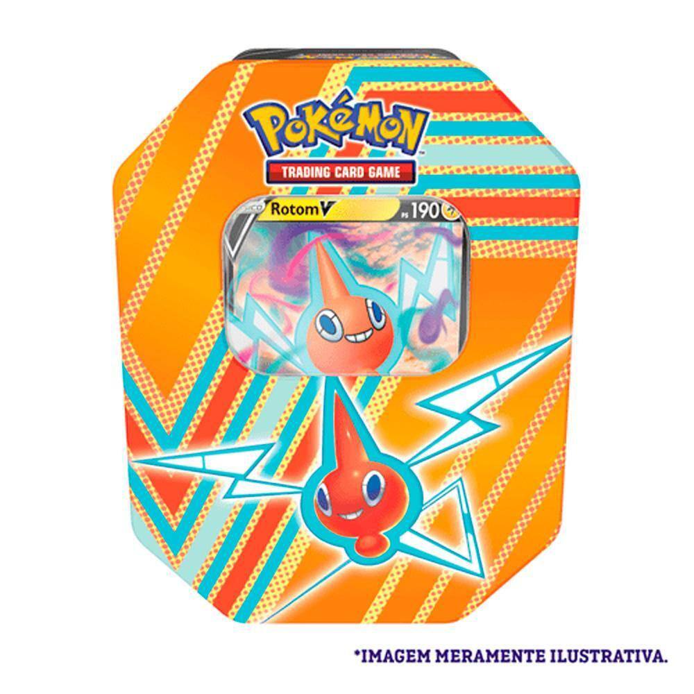 Cartas Pokémon Lata C/ 31 Unidades Realeza Absoluta - Copag