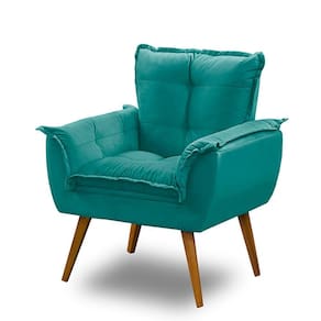 Poltrona Decorativa Opala Suede Tiffany Madelina Decor