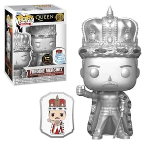 Funko Pop Rocks Queen Freddie Mercury King 184 C/Pin Ex 184