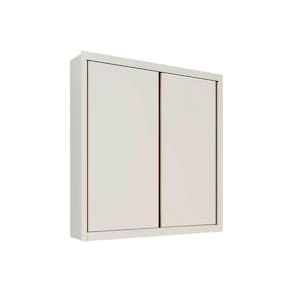 Guarda Roupa Casal 2 Portas de Correr e 4 Gavetas Zurique Off White - Europa