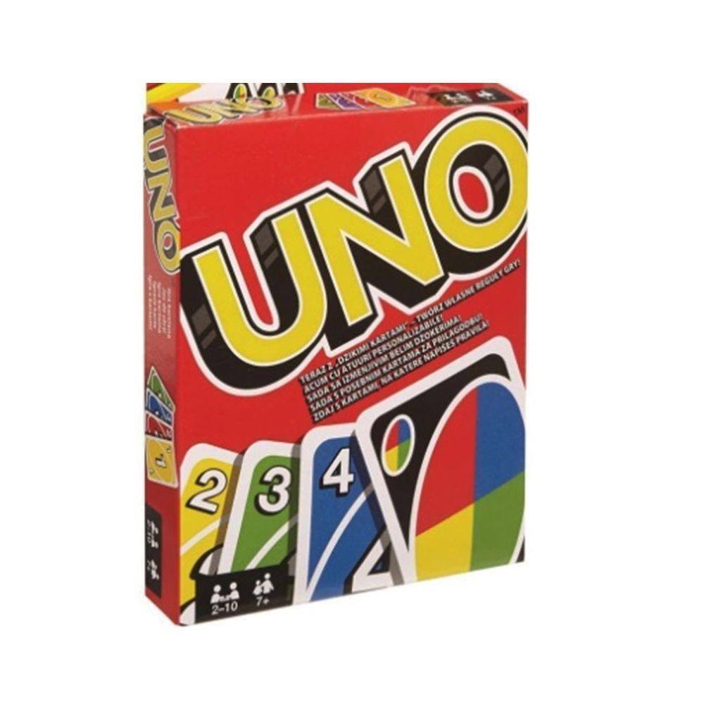 Jogo De Cartas Mattel Uno Minimalista Preto