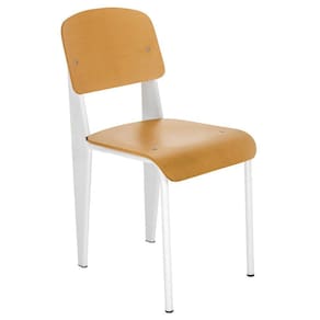 Cadeira Standard madeira cozinha jantar nordico escandinavo Jean Prouve