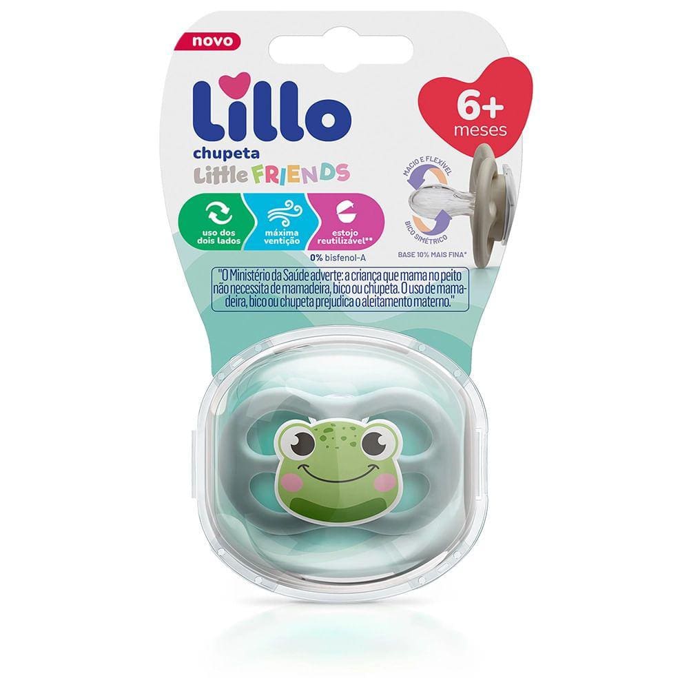 Chupeta Lillo Pequenos Amigos Sapo Tamanho | Casas Bahia